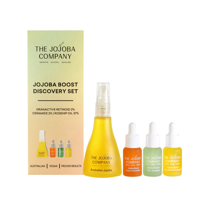 The Jojoba Company Jojoba Boost Discovery 4pc Set