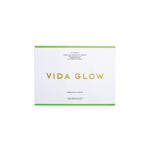 Vida Glow Liquid Collagen Skin + Energy - Green Apple 15 x 12.5ml Sachets
