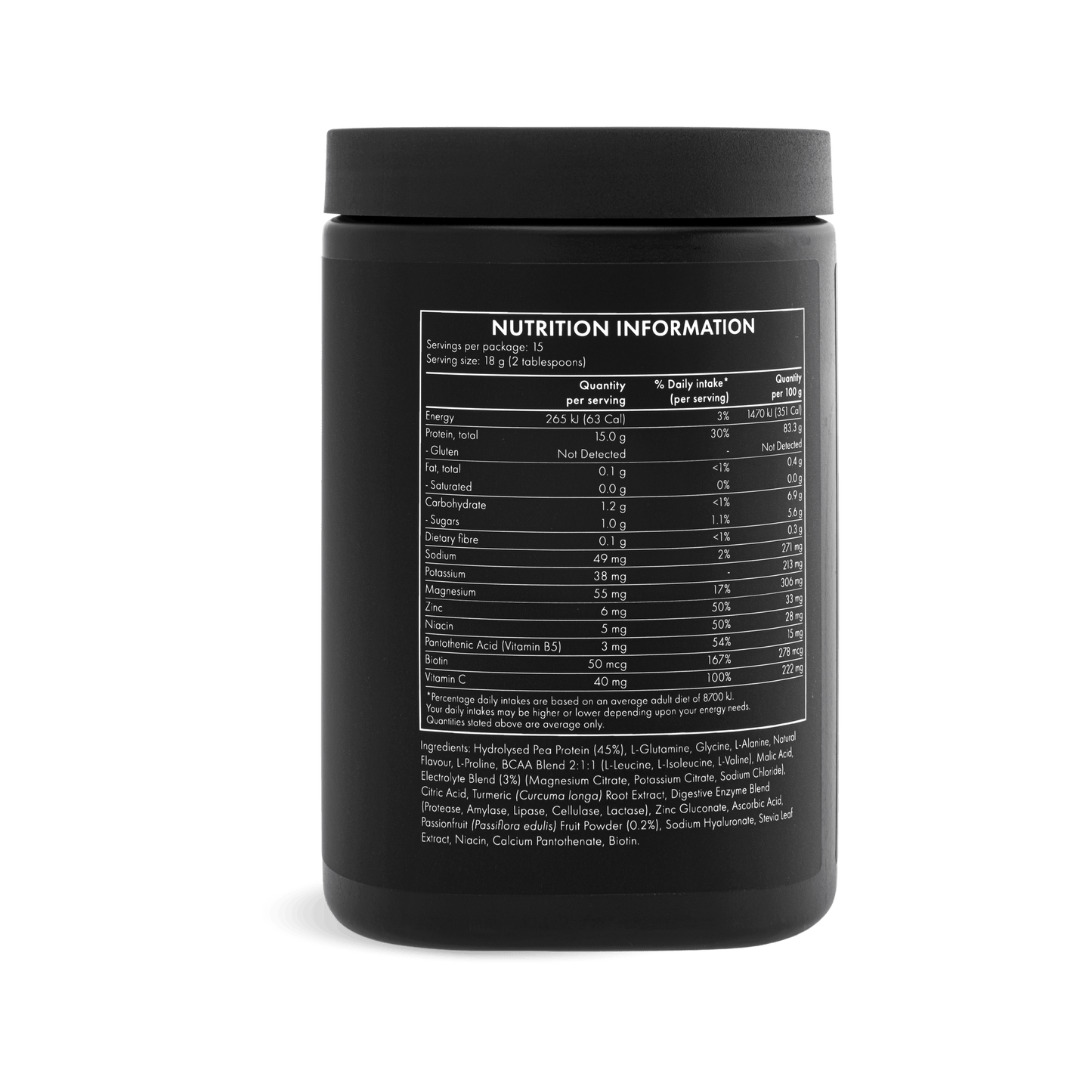 WelleCo WelleCo The HydroProtein Elixir - Passionfruit 270g