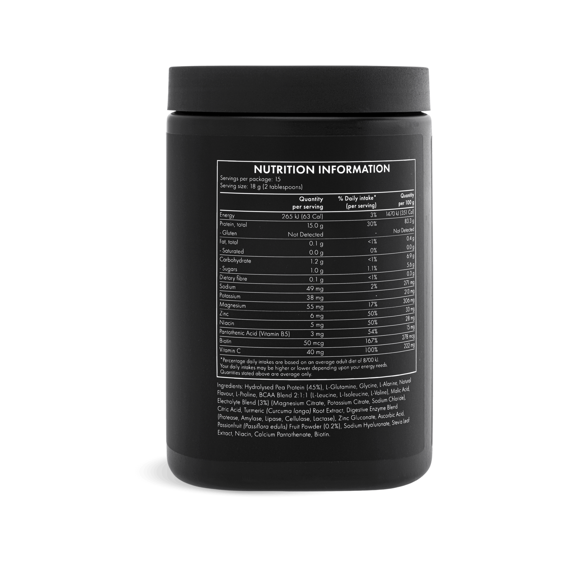 WelleCo WelleCo The HydroProtein Elixir - Passionfruit 270g