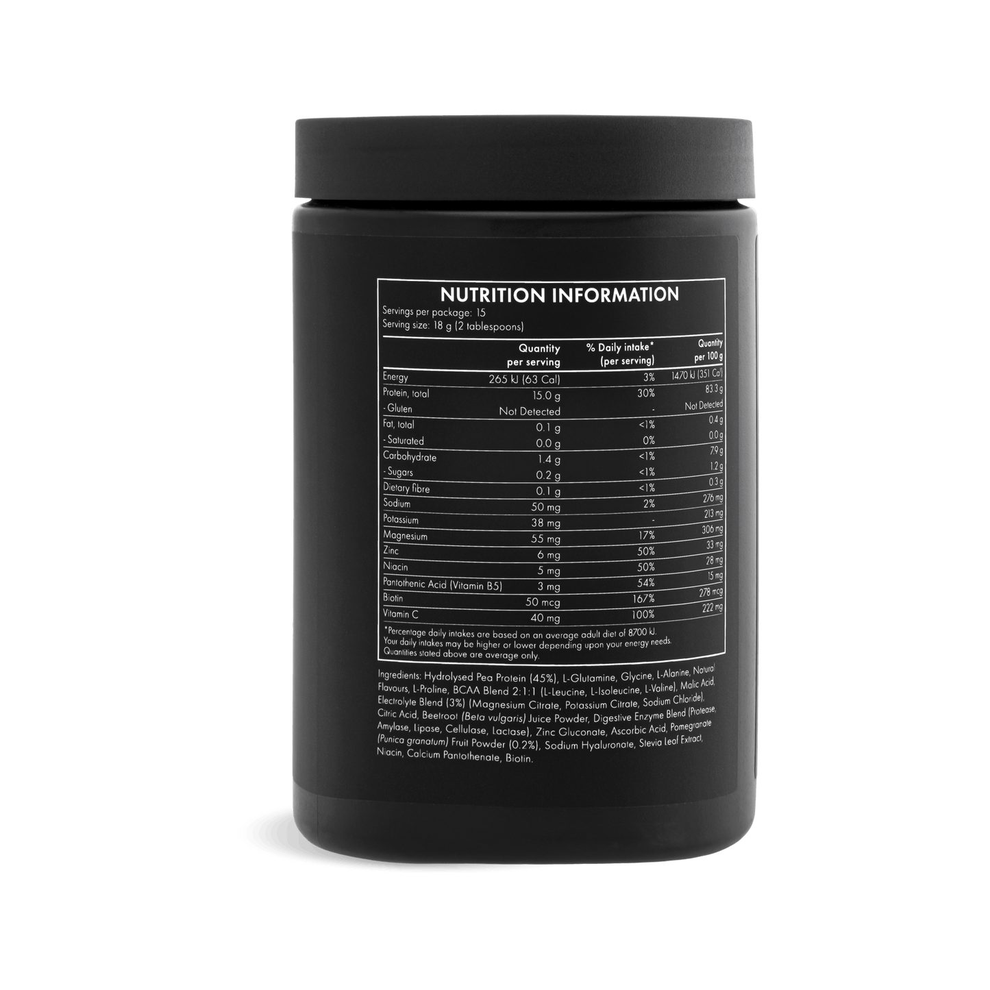 WelleCo WelleCo The HydroProtein Elixir -  Pomegranate & Blackcurrant 270g