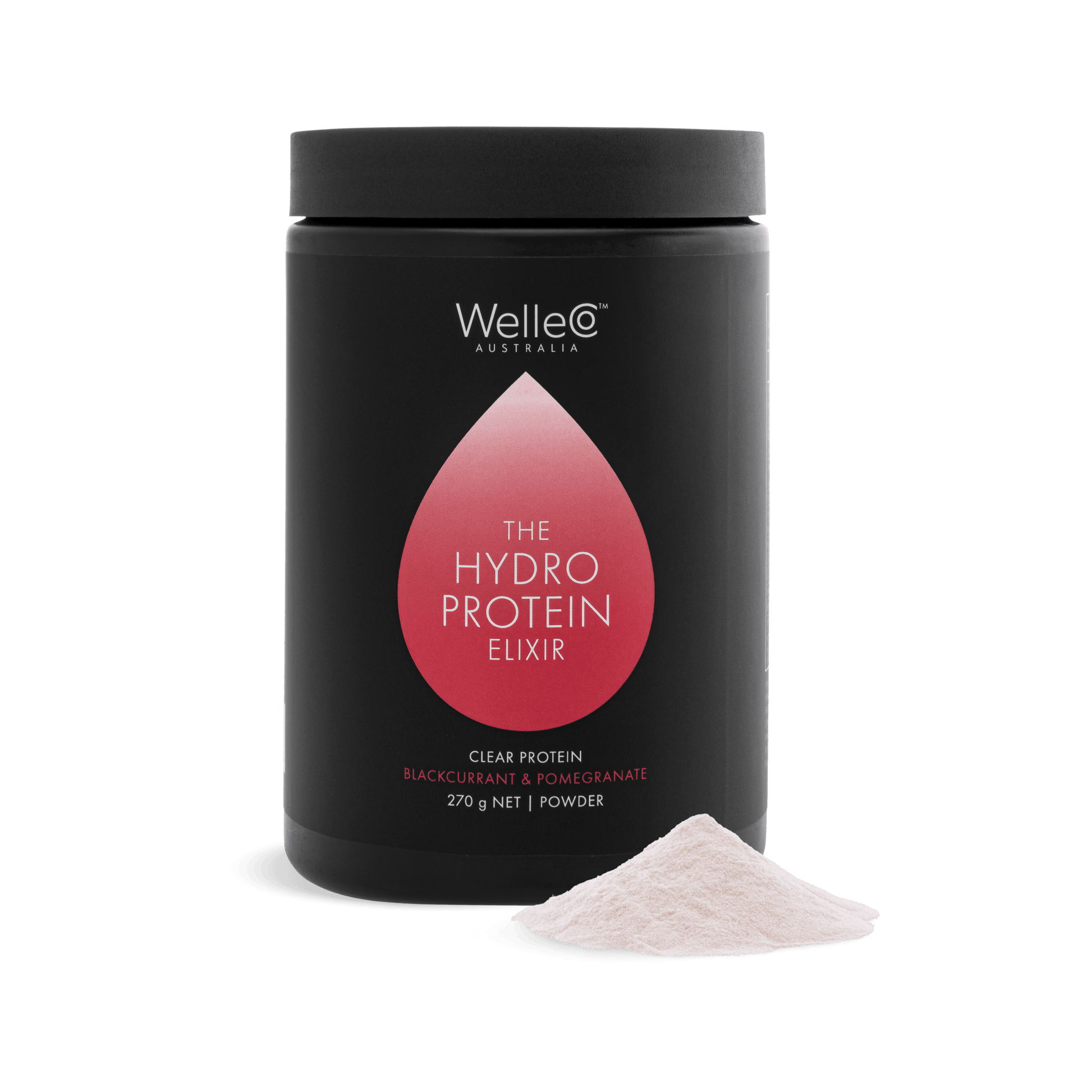WelleCo WelleCo The HydroProtein Elixir -  Pomegranate & Blackcurrant 270g