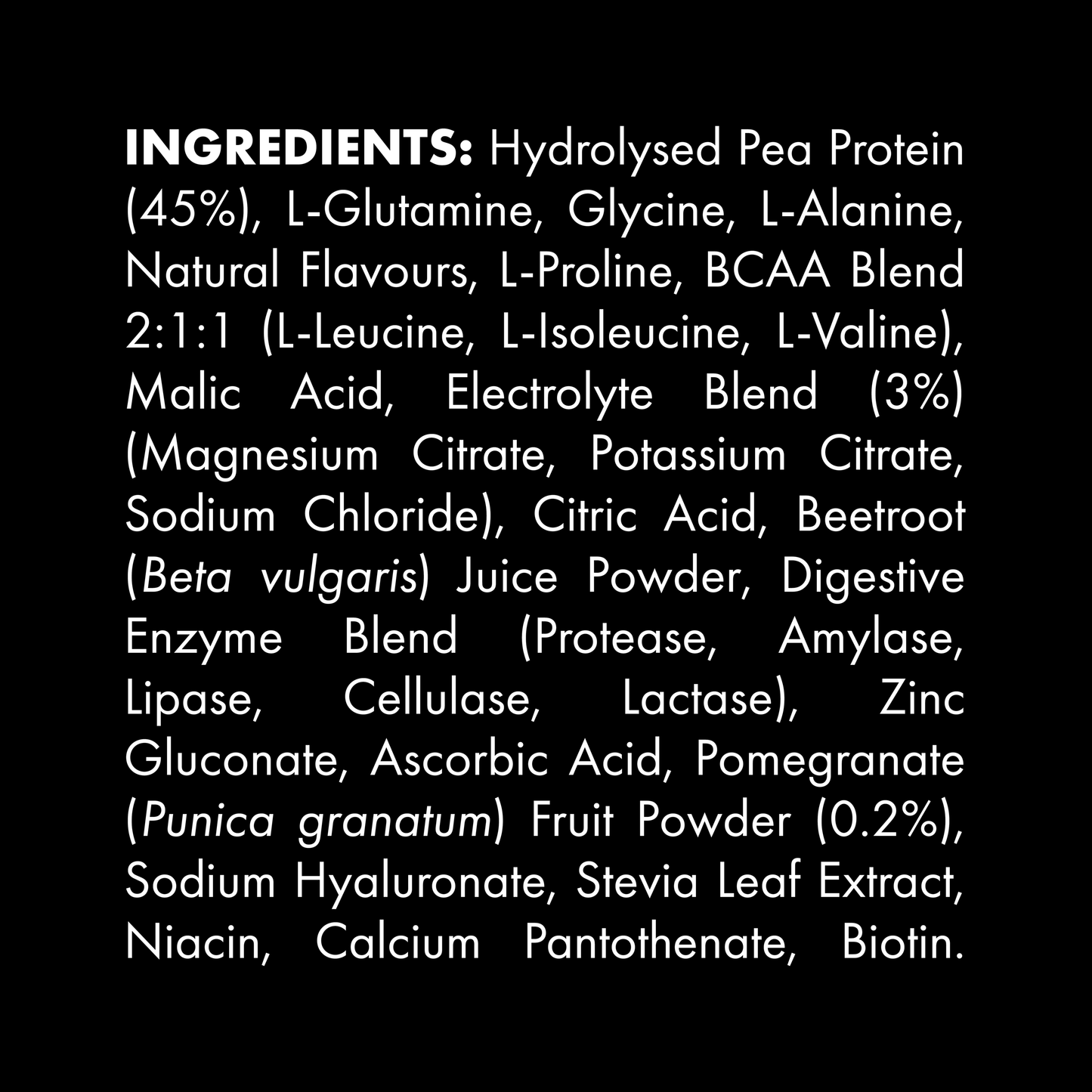 WelleCo WelleCo The HydroProtein Elixir -  Pomegranate & Blackcurrant 270g