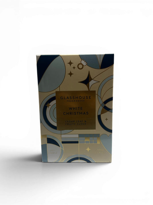 Glasshouse Fragrances Christmas 380g Candle - White Christmas
